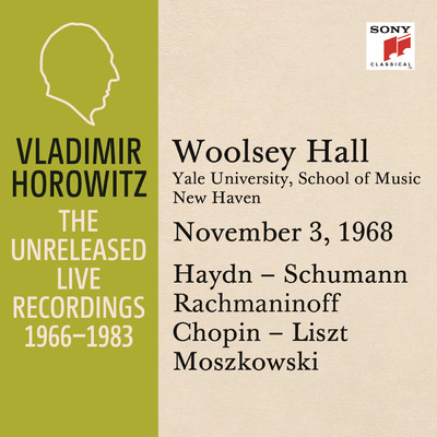 Vladimir Horowitz in Recital at Yale University, New Haven, November 3, 1968/Vladimir Horowitz