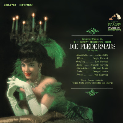 Die Fledermaus: Act II: Happiness, here's to health and happiness/George London／Anna Moffo／Rise Stevens／Jeanette Scovotti／Richard Lewis／John Hauxvell／Oscar Danon