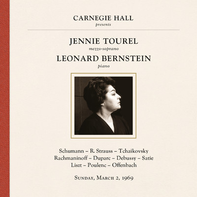 Jennie Tourel and Leonard Bernstein at Carnegie Hall, New York City, March 2, 1969/Jennie Tourel