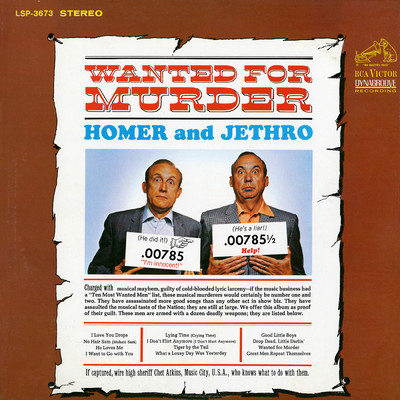 アルバム/Wanted for Murder/Homer & Jethro