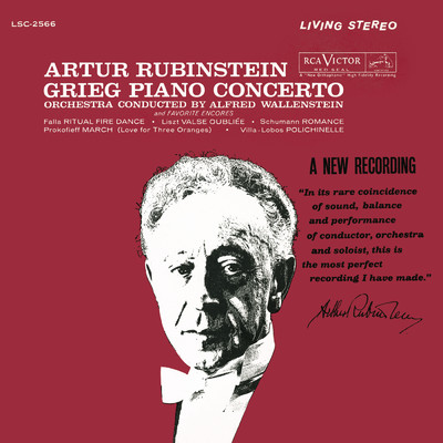 Grieg: Piano Concerto in A Minor, Op. 16 - Schumann - Villa-Lobos - Liszt - Prokofiev - de Falla/Arthur Rubinstein