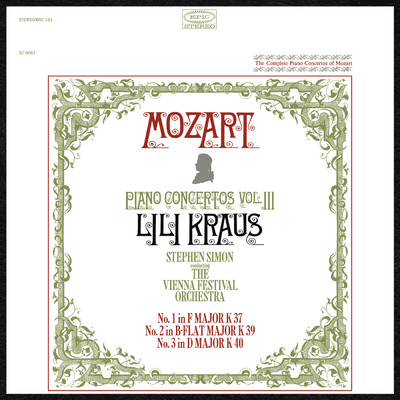 アルバム/Mozart: Concertos for Piano and Orchestra Nos. 1 - 3/Lili Kraus