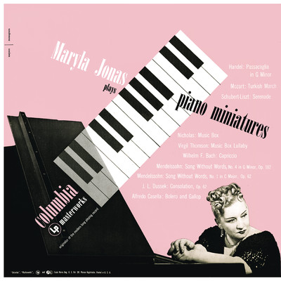 シングル/10 Etudes for Piano: For the Weaker Fingers ”Music Box Lullaby”/Maryla Jonas