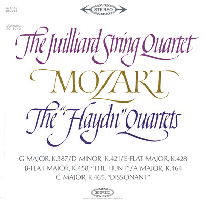 アルバム/Mozart: The Haydn Quartets/Juilliard String Quartet