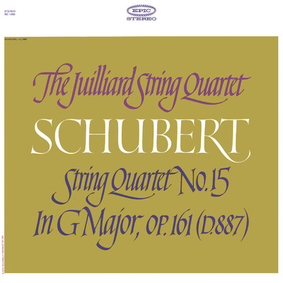 アルバム/Schubert: String Quartet No. 15 in G Major, Op. 161 ((Remastered))/Juilliard String Quartet