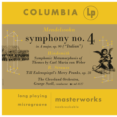 Mendelssohn: Symphony No. 4 - Hindemith: Symphonic Metamorphosis - Strauss: Till Elenspiegel, Op. 28/George Szell