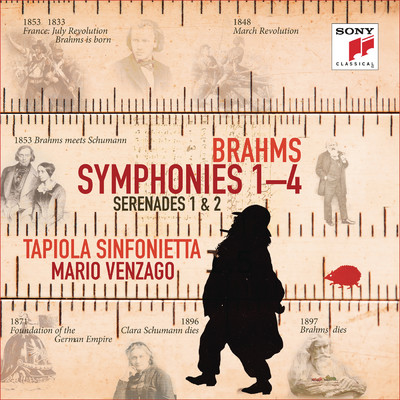 Brahms: Symphonies Nos. 1-4, Serenades Nos. 1 & 2/Tapiola Sinfonietta／Mario Venzago