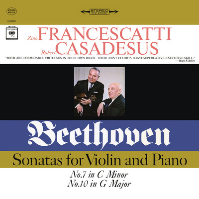 シングル/Violin Sonata No. 10 in G Major, Op. 96: IV. Poco Allegretto (2018 Remastered Version)/Zino Francescatti／Robert Casadesus