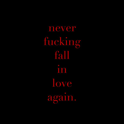 シングル/Never Fucking Fall in Love Again (Explicit)/X Lovers