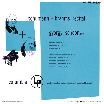 アルバム/Sandor Plays Schumann & Brahms (Remastered)/Gyorgy Sandor
