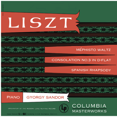 アルバム/Liszt: Mephisto Waltz & Consolation & Rhapsodie espagnole/Gyorgy Sandor