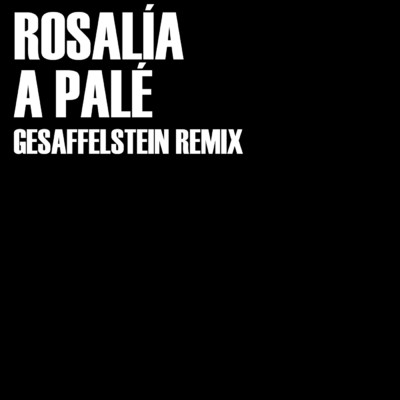 シングル/A Pale (Gesaffelstein Remix)/Gesaffelstein