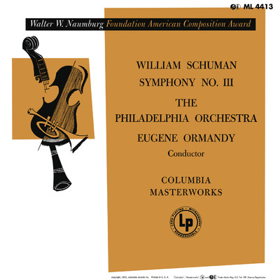 ハイレゾアルバム/Schuman: Symphony No. 3 (Remastered)/Eugene Ormandy
