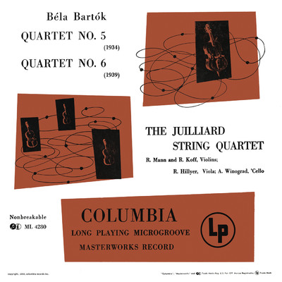 Bartok: Quartet No. 5 & Quartet No. 6 (Remastered)/Juilliard String Quartet
