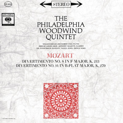 Mozart: Divertimentos Nos. 8 & 14 - Reicha: Quintet, Op. 88, No. 2/The Philadelphia Woodwind Quintet