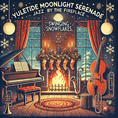 Swinging Snowflakes - Jazz by the Fireplace/Yuletide Moonlight Serenade